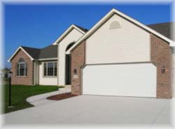 residential concrete driveway